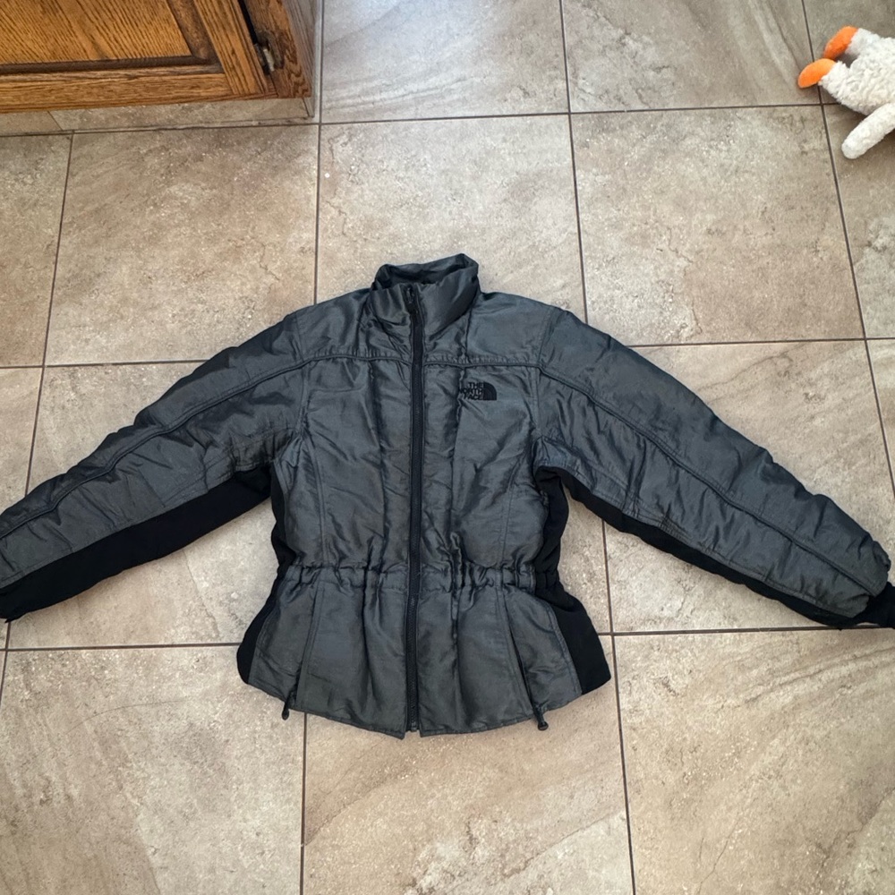 The North Face Women's Charcoal and Black Puffer Jacket